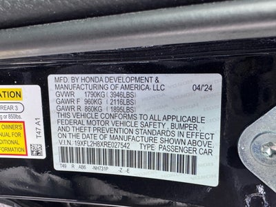 2024 Honda Civic Sport