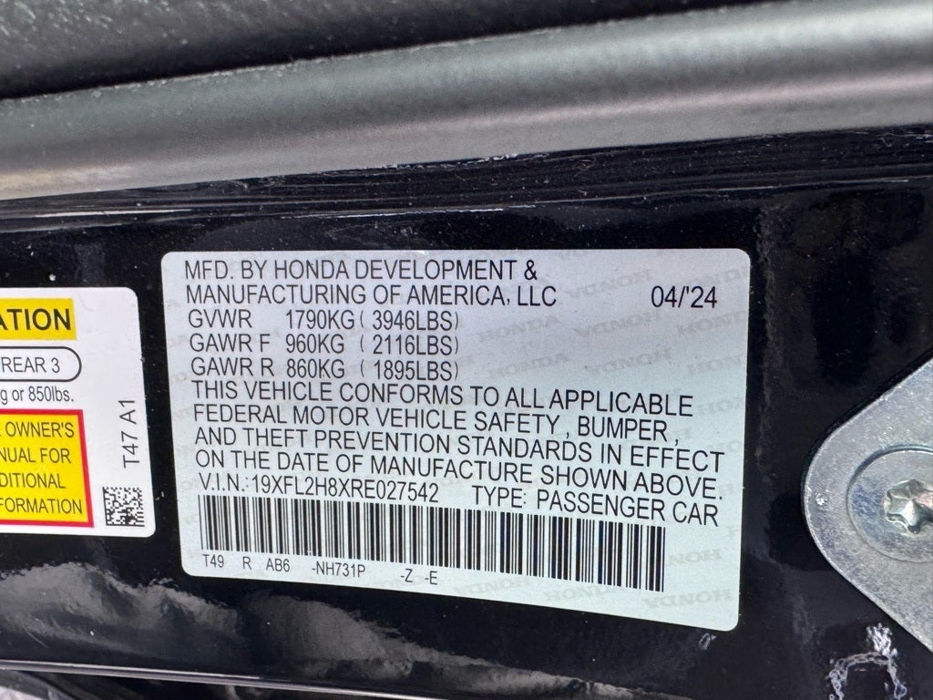 2024 Honda Civic Sport