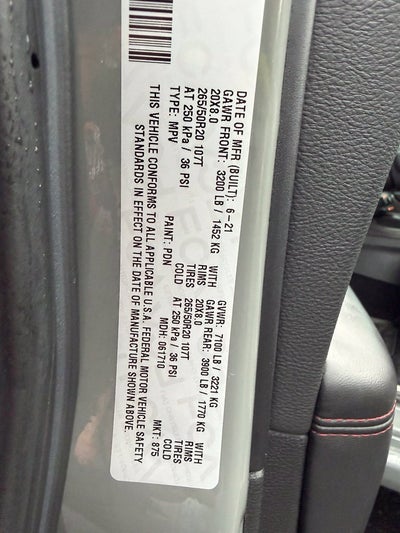 2021 Dodge Durango R/T