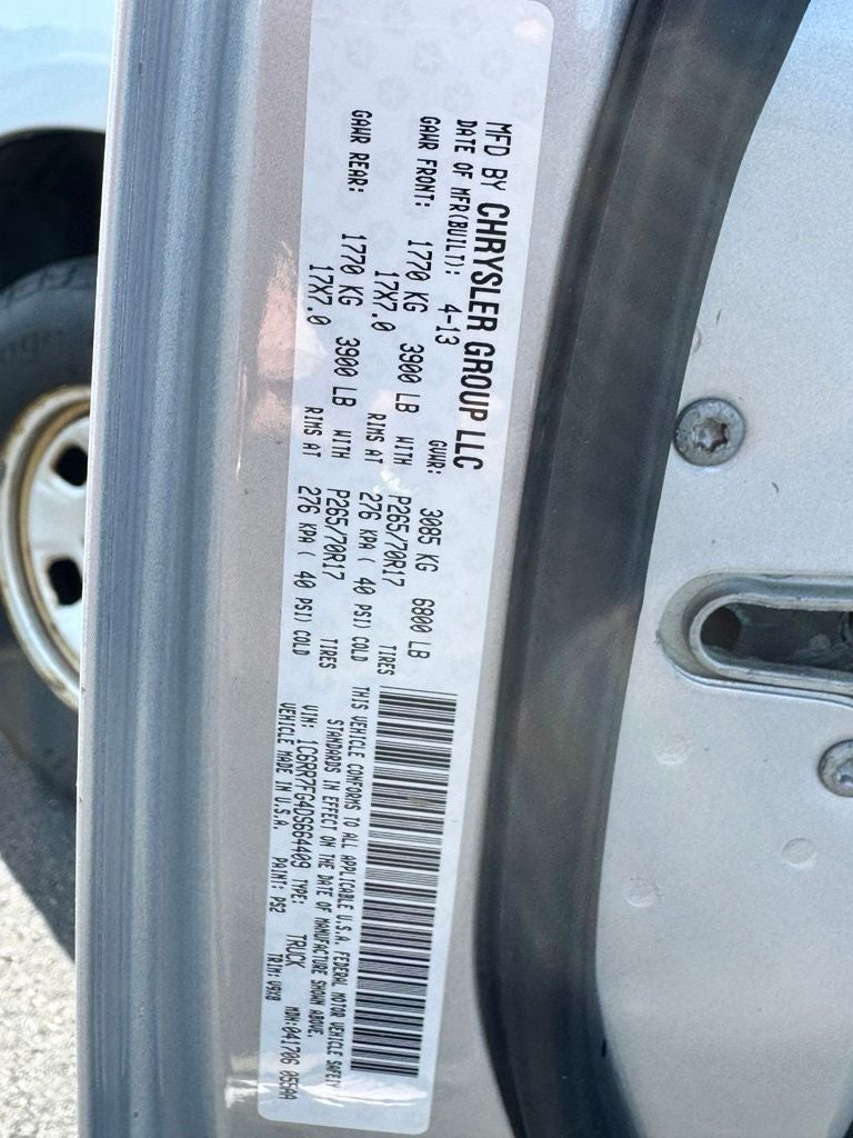 2013 RAM 1500 Tradesman