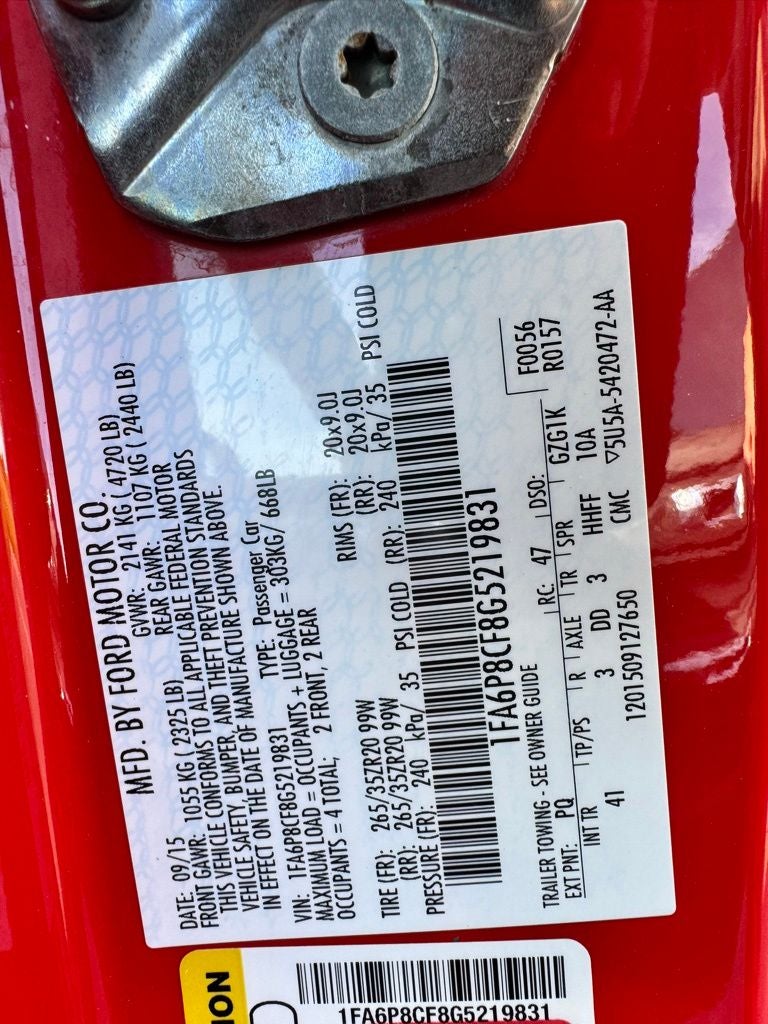 2016 Ford Mustang GT Premium