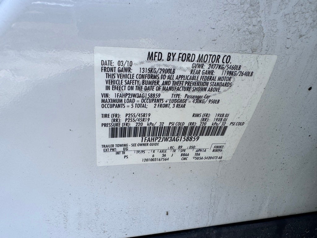 2010 Ford Taurus Limited