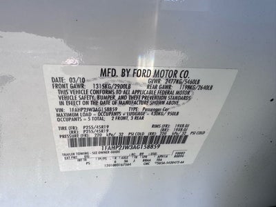 2010 Ford Taurus Limited