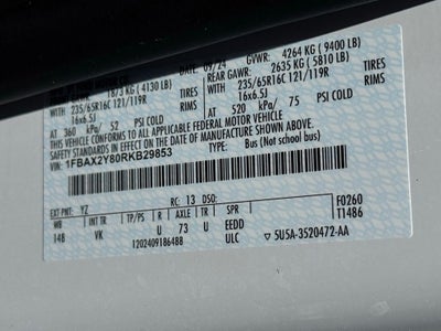2024 Ford Transit-350 XL