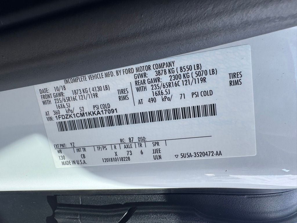 2019 Ford Transit-150 XLT