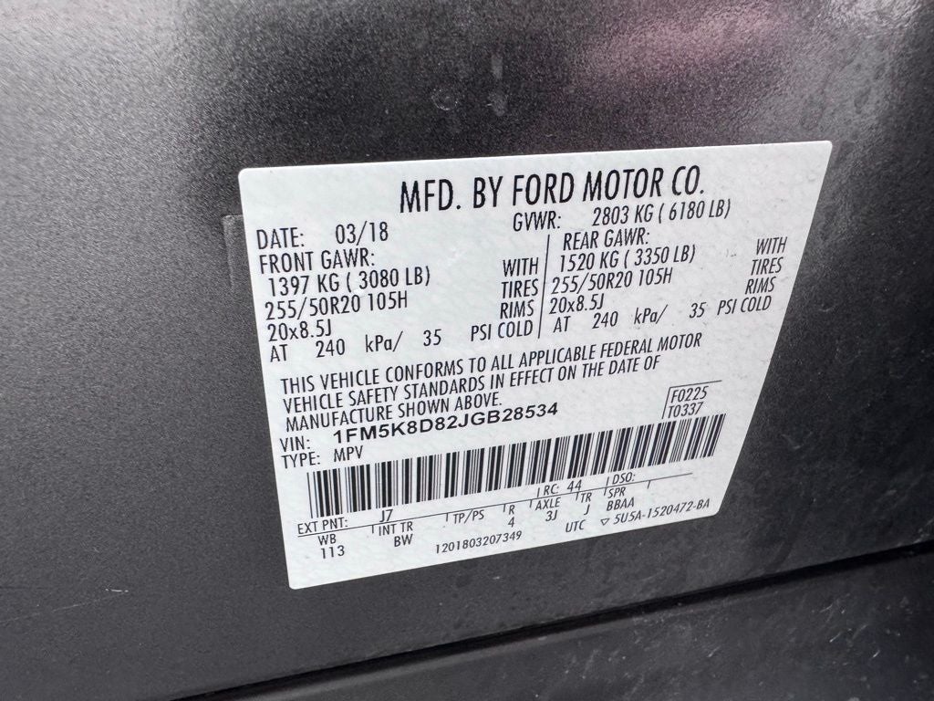 2018 Ford Explorer XLT