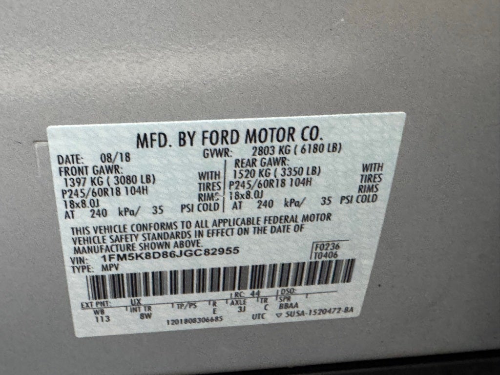 2018 Ford Explorer XLT