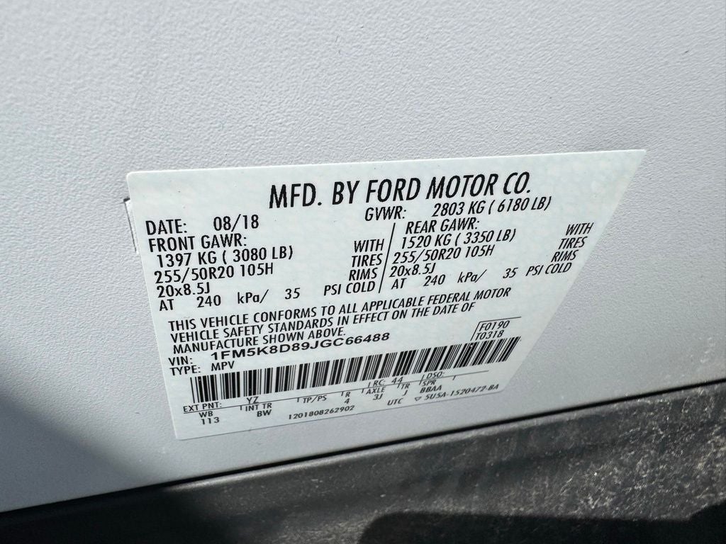 2018 Ford Explorer XLT