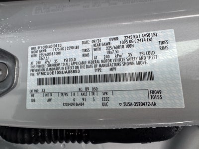 2025 Ford Escape Plug-In Hybrid Base