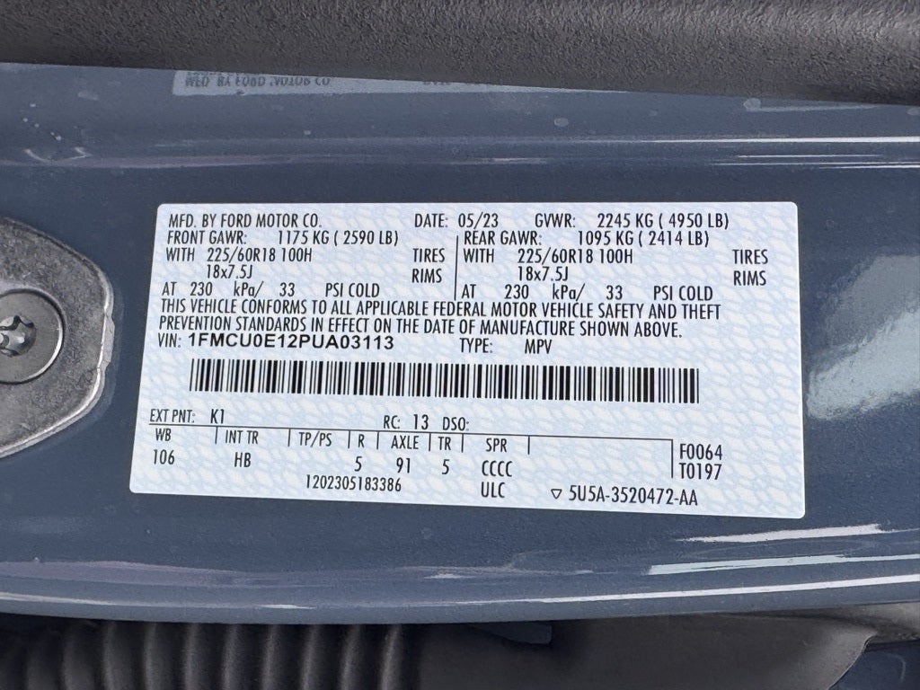 2023 Ford Escape Plug-In Hybrid Base