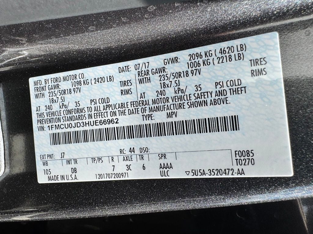 2017 Ford Escape Titanium