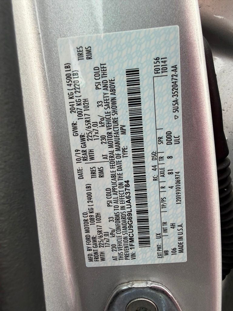 2020 Ford Escape SE