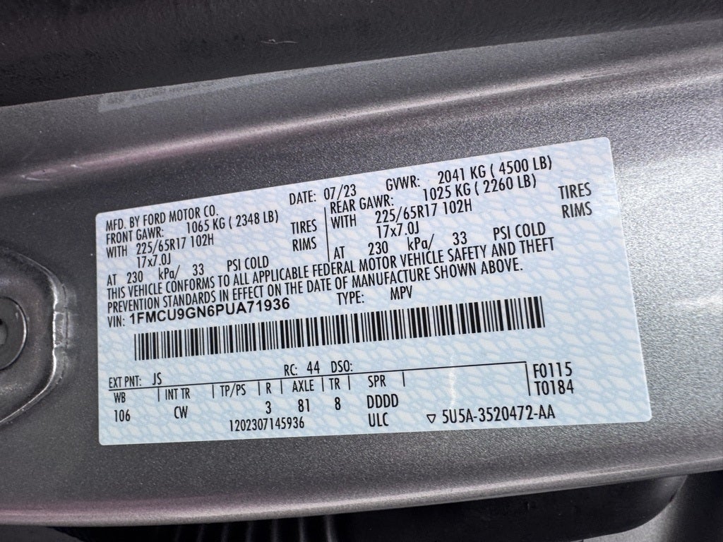 2023 Ford Escape Active