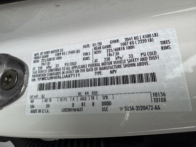 2020 Ford Escape SEL