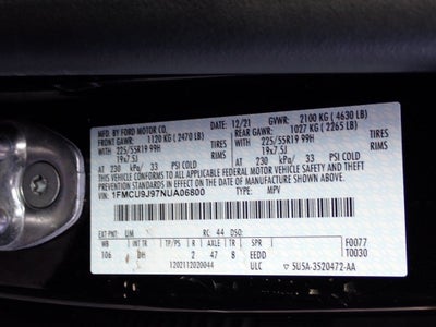 2022 Ford Escape Titanium