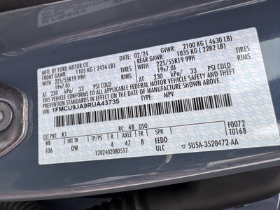 2024 Ford Escape Platinum