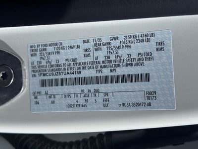 2026 Ford Escape Hybrid Platinum