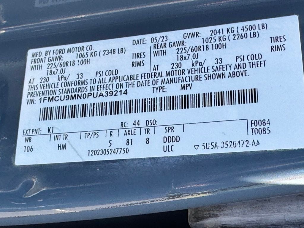 2023 Ford Escape ST-Line