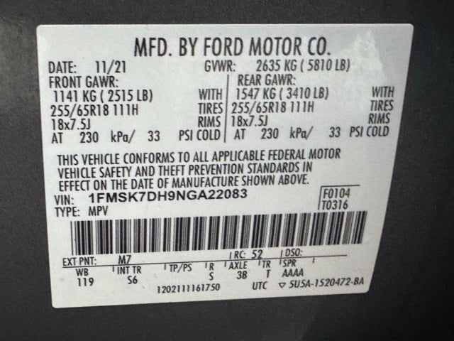 2022 Ford Explorer XLT