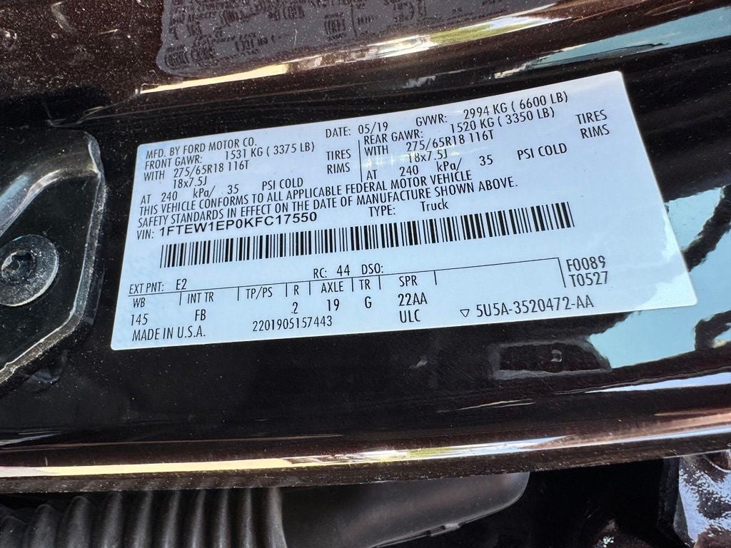 2019 Ford F-150 XLT
