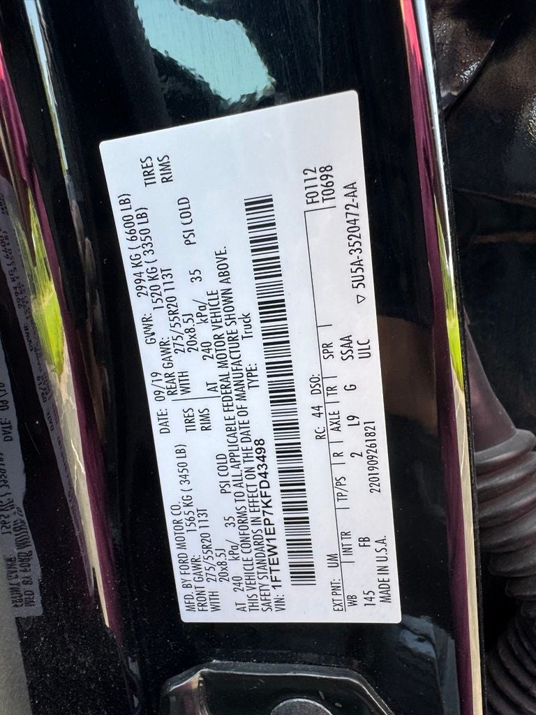 2019 Ford F-150 XLT