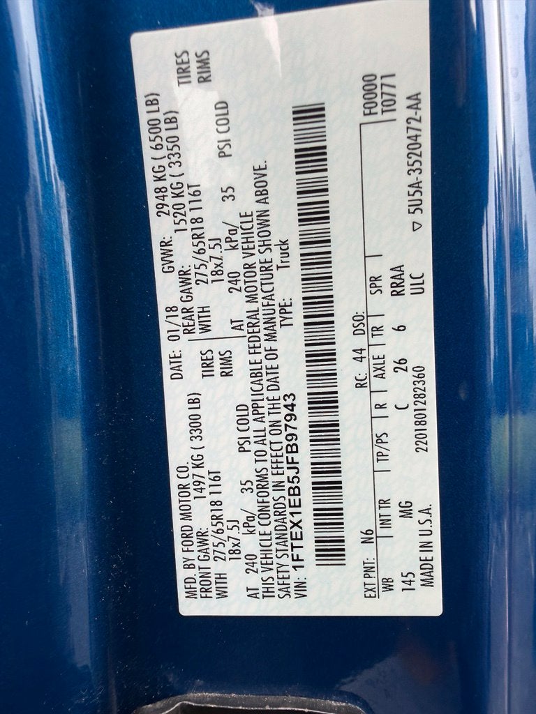 2018 Ford F-150 XLT