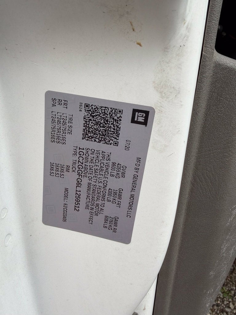 2020 Chevrolet Express 3500 Work Van Cargo