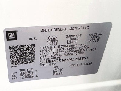 2021 Chevrolet Traverse LT 1LT