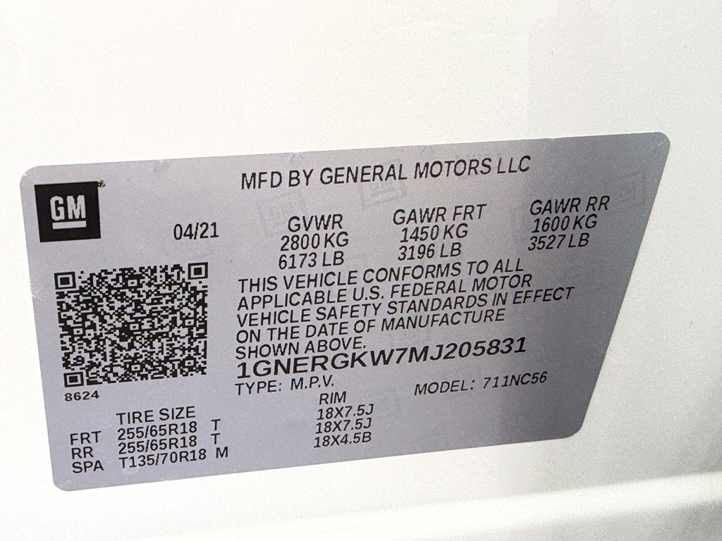 2021 Chevrolet Traverse LT 1LT