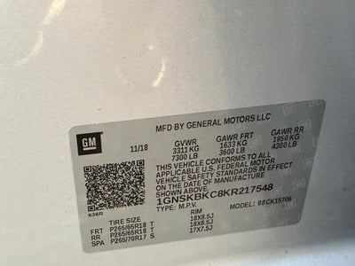 2019 Chevrolet Tahoe LT