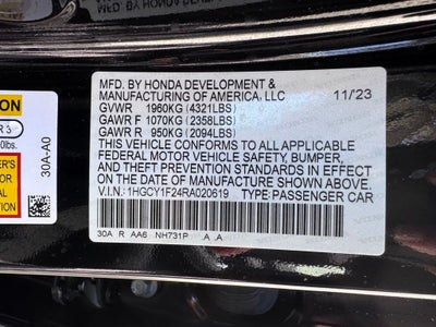 2024 Honda Accord LX