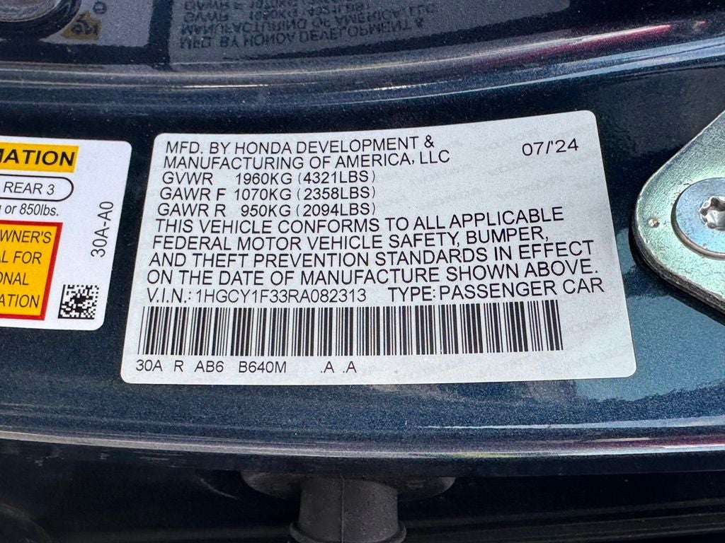 2024 Honda Accord EX