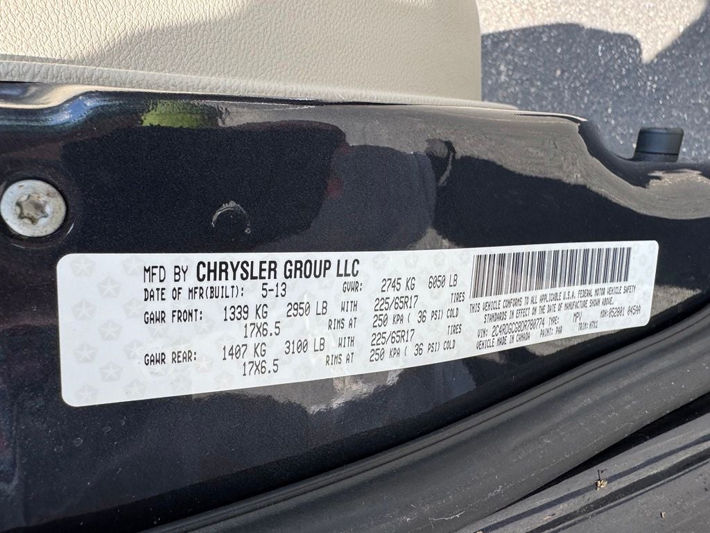 2013 Dodge Grand Caravan SXT