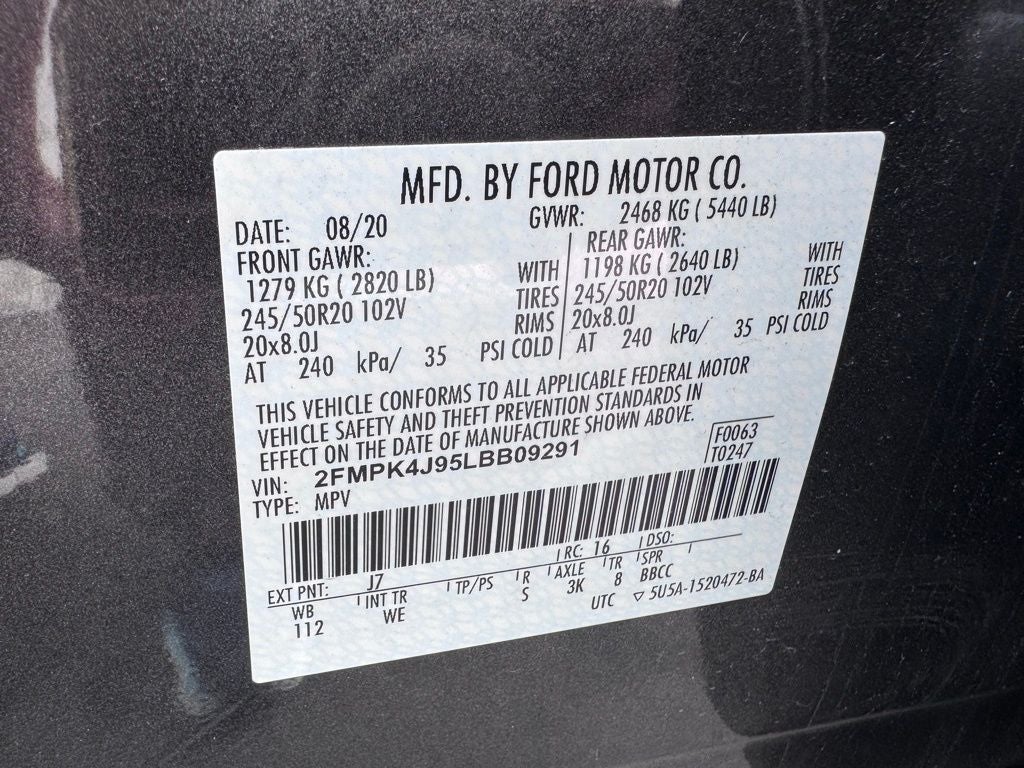 2020 Ford Edge ST Line