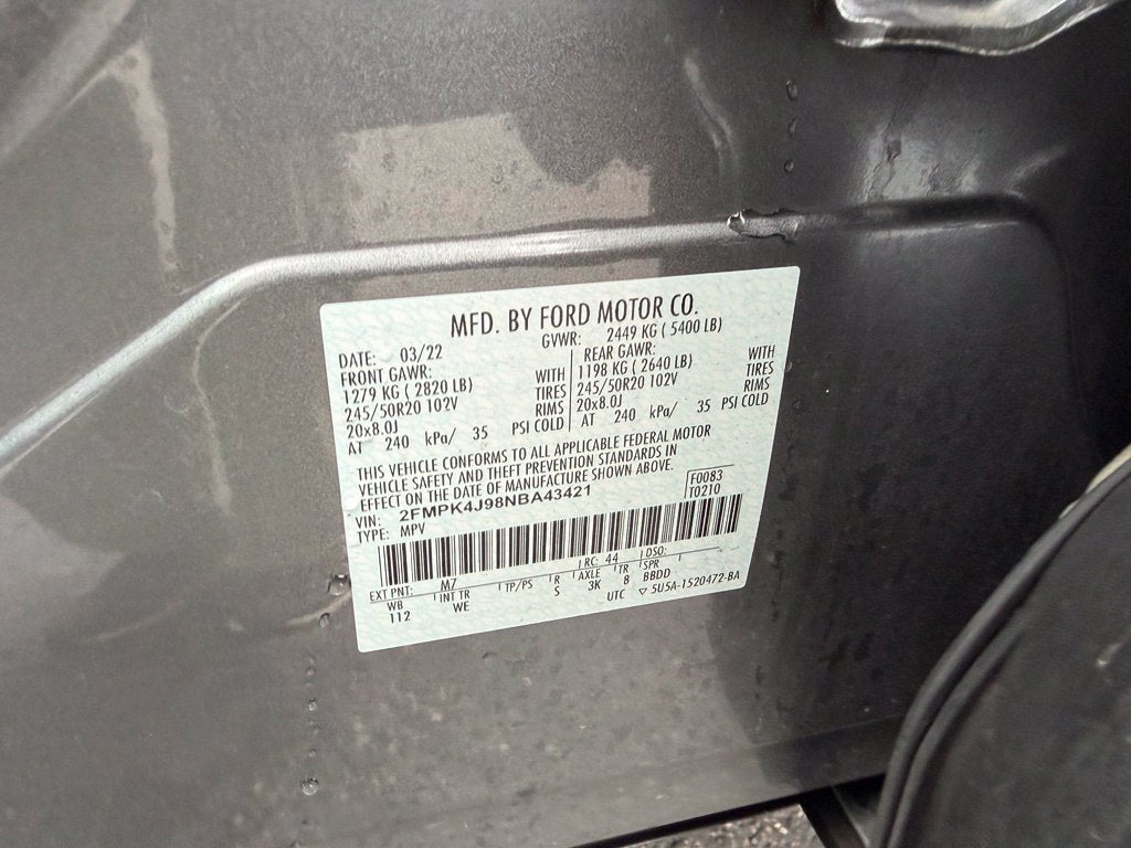 2022 Ford Edge ST Line