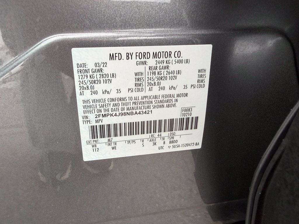 2022 Ford Edge ST Line