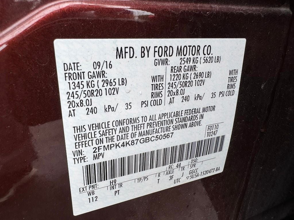 2016 Ford Edge Titanium
