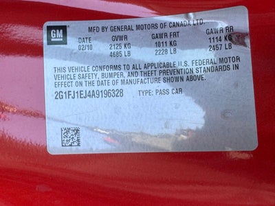 2010 Chevrolet Camaro SS 1SS