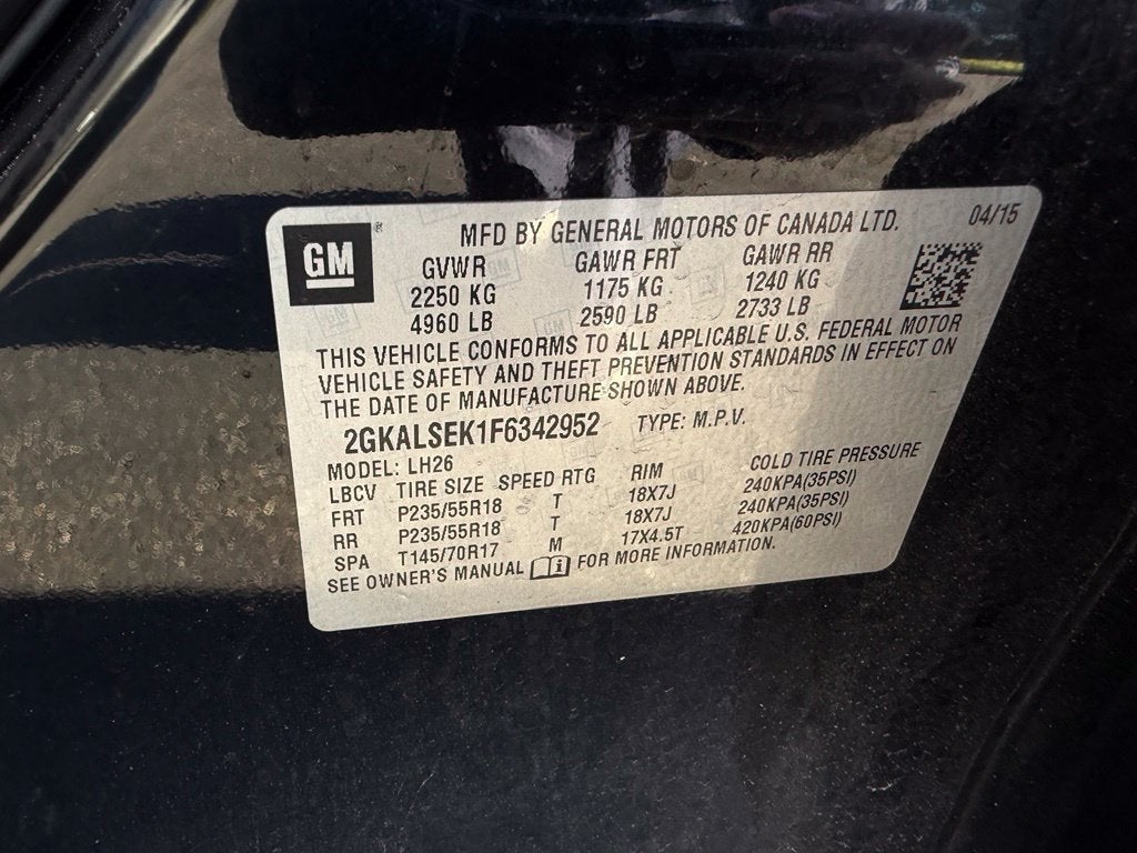 2015 GMC Terrain SLT-1