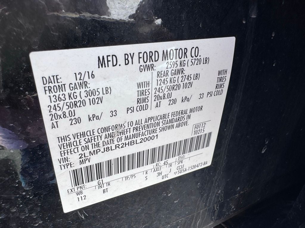 2017 Lincoln MKX Reserve