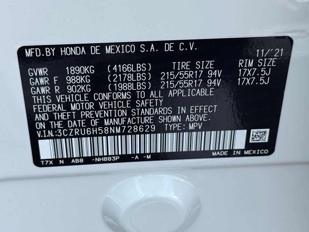 2022 Honda HR-V EX