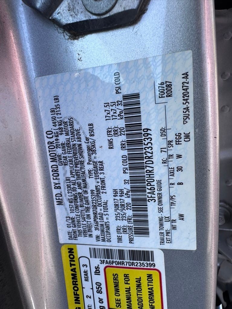 2013 Ford Fusion SE