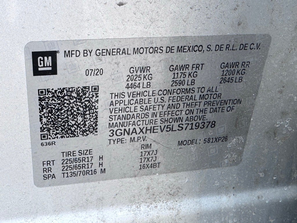 2020 Chevrolet Equinox LS