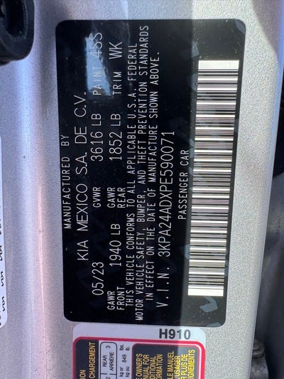 2023 Kia Rio S