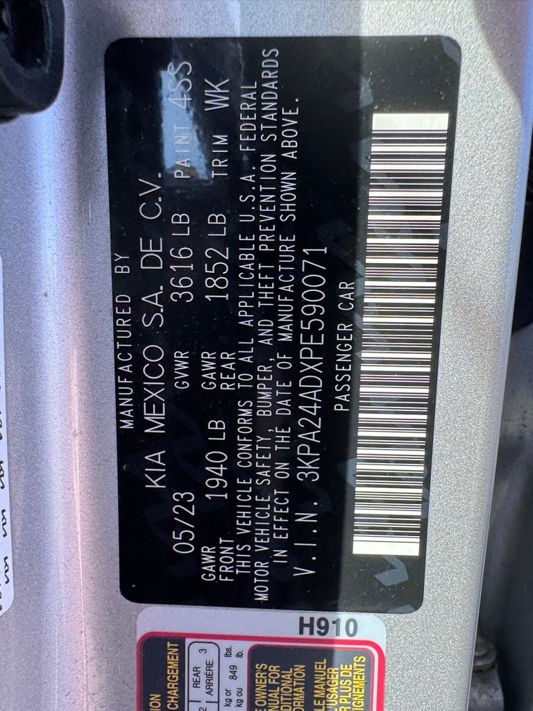 2023 Kia Rio S