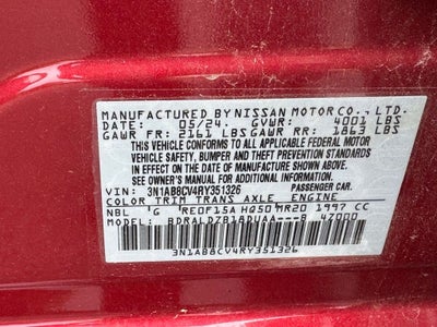 2024 Nissan Sentra SV