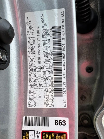 2014 Toyota Tacoma Base V6