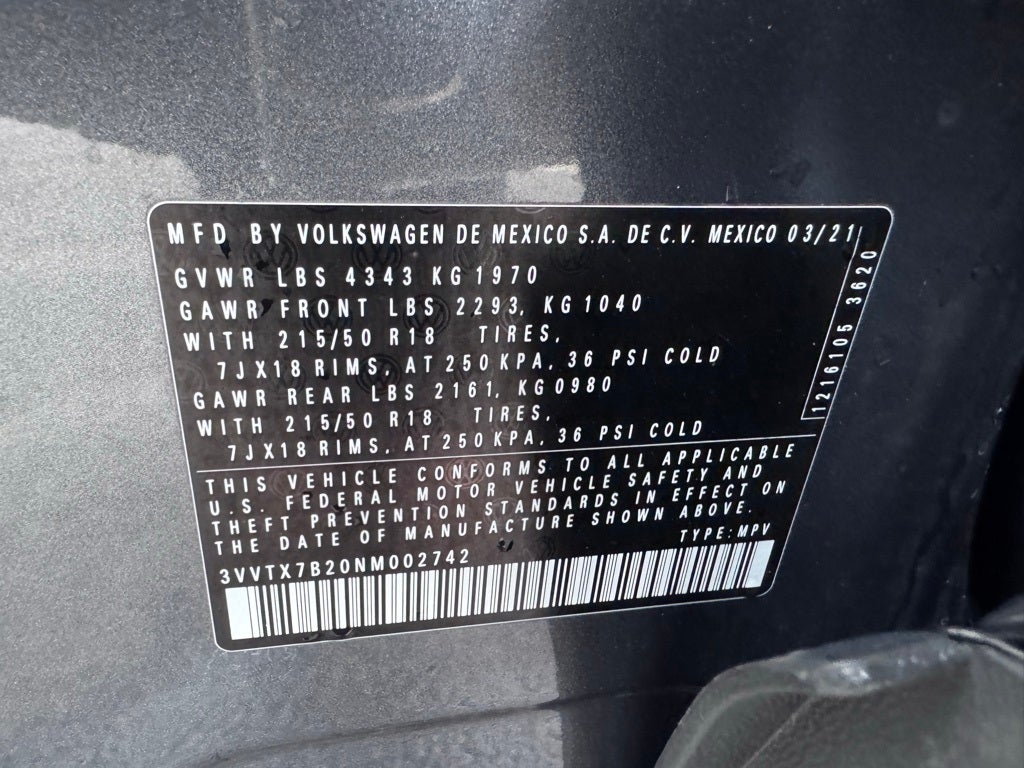 2022 Volkswagen Taos 1.5T SE