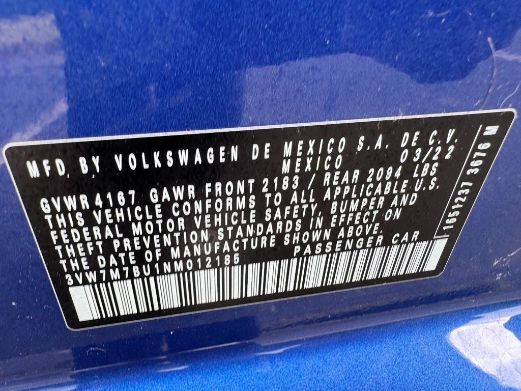 2022 Volkswagen Jetta 1.5T SE
