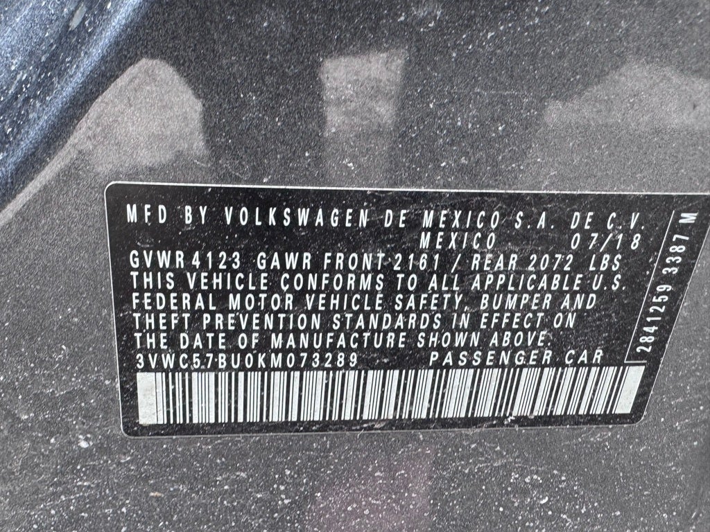 2019 Volkswagen Jetta 1.4T S